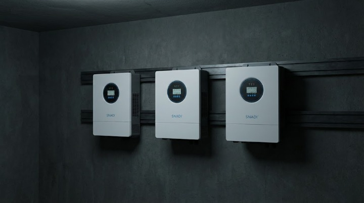 snadi 太阳能逆变器并联壁挂式安装